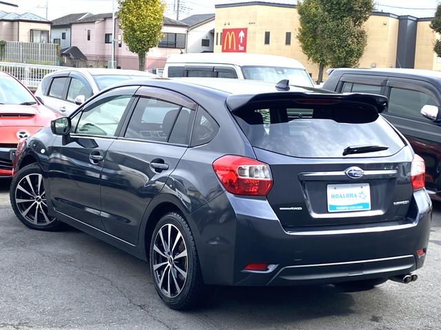 インプレッサスポーツ 1.6i-L 5速MT車 柿本改マフラー STIフロントリップ SDナビ フルセグ Bluetooth ETC Pスタート 社外アルミ タイミングチェーン HIDライト LEDフォグ 黒革シート シートヒーター(41枚目)