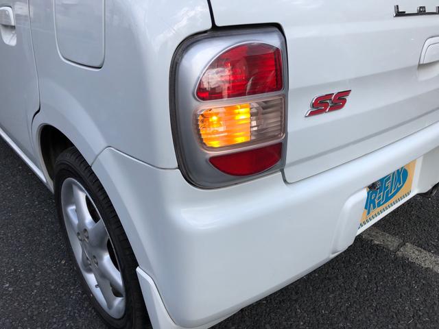 アルトラパン SS 走行120000キロ オーディオ・CD・AUX ETC 横滑り防止 ライトレベライザー 社外アルミホイール14インチ SSターボ 内装清掃済み 外装磨き施工済み 保証付き(21枚目)