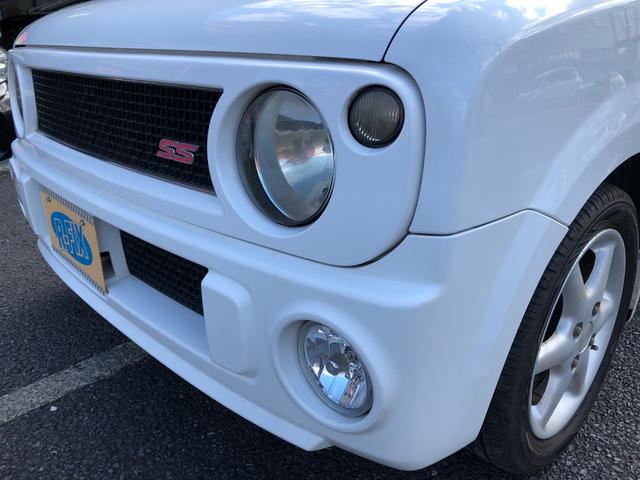 アルトラパン SS 走行120000キロ オーディオ・CD・AUX ETC 横滑り防止 ライトレベライザー 社外アルミホイール14インチ SSターボ 内装清掃済み 外装磨き施工済み 保証付き(77枚目)