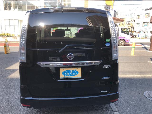 セレナ ハイウェイスター S-ハイブリッド セレナ・ハイウェイスター8ハイブリッド 走行62000キロ オーディオ・CD・AUX ETC 横滑り防止 ライトレベライザー 社外アルミホイール内装清掃済み 外装磨き施工済み 保証付き(3枚目)