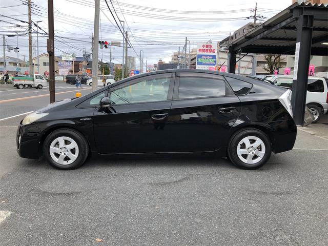 プリウス S 走行63000キロ ステアリングリモコン オーディオ・AV・TV ナビ ETC Bluetooth ライトレベライザー アルミホイール フルフラットシート 内装清掃済み 外装磨き施工済み 保証付き(5枚目)