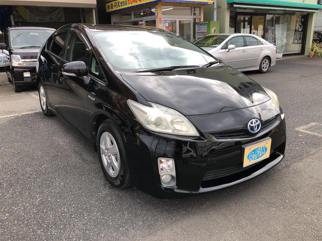 プリウス S 走行63000キロ ステアリングリモコン オーディオ・AV・TV ナビ ETC Bluetooth ライトレベライザー アルミホイール フルフラットシート 内装清掃済み 外装磨き施工済み 保証付き(7枚目)