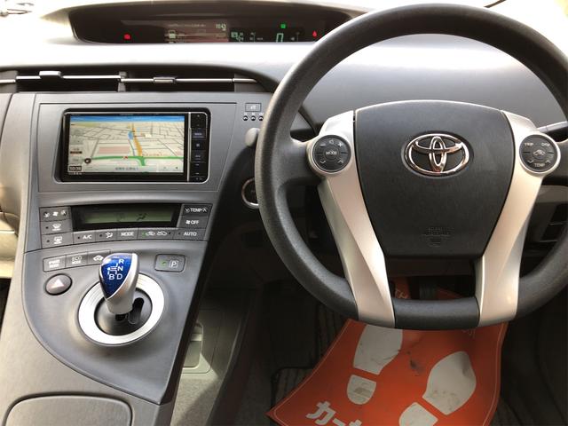 プリウス S 走行63000キロ ステアリングリモコン オーディオ・AV・TV ナビ ETC Bluetooth ライトレベライザー アルミホイール フルフラットシート 内装清掃済み 外装磨き施工済み 保証付き(18枚目)