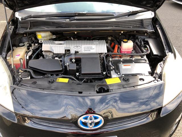 プリウス S 走行63000キロ ステアリングリモコン オーディオ・AV・TV ナビ ETC Bluetooth ライトレベライザー アルミホイール フルフラットシート 内装清掃済み 外装磨き施工済み 保証付き(19枚目)