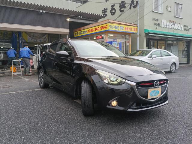 デミオ ＸＤツーリング　走行７１０００キロ　パドルシフト　プッシュスタート　ＨＵＤ　バックカメラ付き　純正アルミ　純正ナビ付　軽油　内装清掃済み　外装磨き施工済み　保証付き！（6枚目）