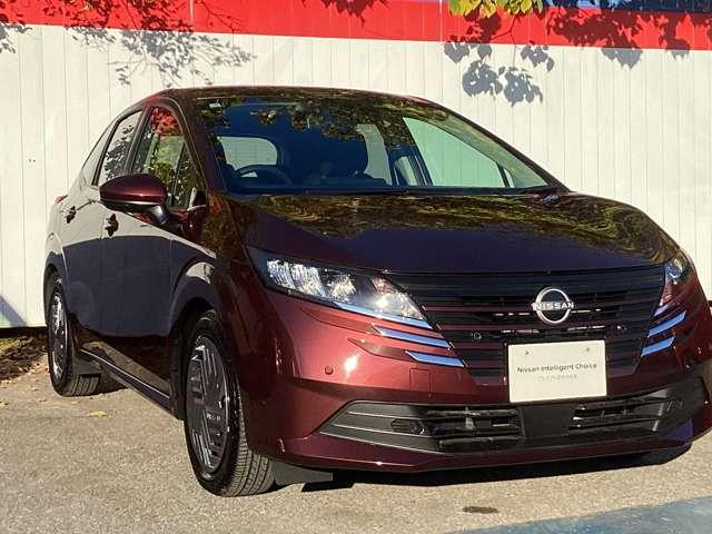 ノート 1.2 X 純正9インチメモリナビ・バックカメラ リアカメラ 衝突被害軽減ブレ-キ ETC付 LEDヘッドライト レーンアシスト インテリジェントキー ワンオーナー 整備記録簿 盗難防止システム ワンセグTV TVナビ サイドカーテンエアバック(3枚目)