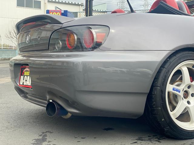 Ｓ２０００ ベースグレード　ユーザー買取車／ＡＰ１最終型／ＡＲＶＯＵ製車高調／　Ｊ‘Ｓ　ＲＡＣＩＮＧ製キャンバージョイント／ＲＡＹＳ製１７インチＡＷ／ＡＭＵＳＥ製Ｒ１ＴＩＴＡＮマフラー　／Ｊ‘Ｓ　ＲＡＣＩＮＧ製触媒／車検整備付き（36枚目）