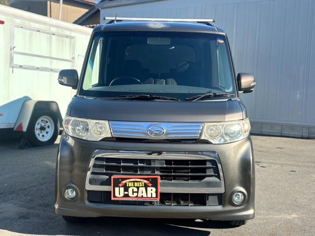 タント カスタムＲＳ　ユーザー買取／ターボ／規格外純正アルミホイール／パワスラ／社外ナビ／フルセグ／バックカメラ／ＥＴＣ／ルーフキャリア／ＨＩＤ／イエローフォグ／スマートキー×２／スモークフィルム／車検整備付／１年保証付（6枚目）