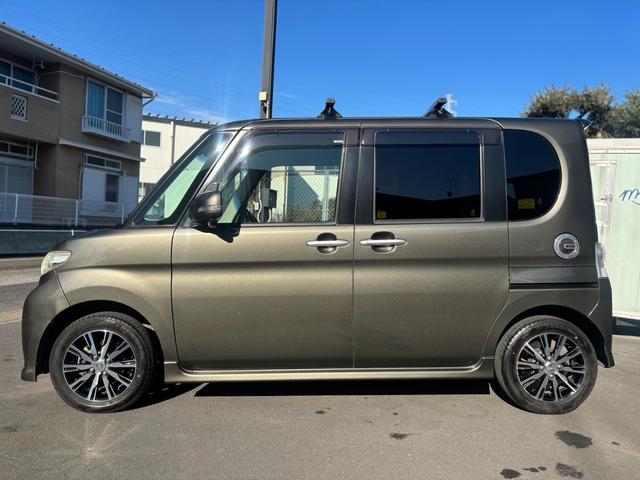 タント カスタムＲＳ　ユーザー買取／ターボ／規格外純正アルミホイール／パワスラ／社外ナビ／フルセグ／バックカメラ／ＥＴＣ／ルーフキャリア／ＨＩＤ／イエローフォグ／スマートキー×２／スモークフィルム／車検整備付／１年保証付（11枚目）