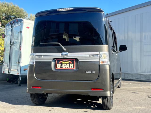 タント カスタムＲＳ　ユーザー買取／ターボ／規格外純正アルミホイール／パワスラ／社外ナビ／フルセグ／バックカメラ／ＥＴＣ／ルーフキャリア／ＨＩＤ／イエローフォグ／スマートキー×２／スモークフィルム／車検整備付／１年保証付（26枚目）