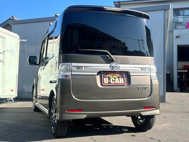 タント カスタムＲＳ　ユーザー買取／ターボ／規格外純正アルミホイール／パワスラ／社外ナビ／フルセグ／バックカメラ／ＥＴＣ／ルーフキャリア／ＨＩＤ／イエローフォグ／スマートキー×２／スモークフィルム／車検整備付／１年保証付（27枚目）