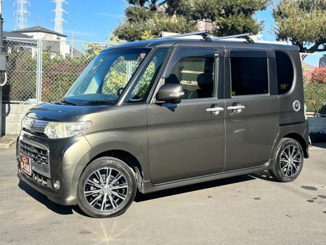 タント カスタムＲＳ　ユーザー買取／ターボ／規格外純正アルミホイール／パワスラ／社外ナビ／フルセグ／バックカメラ／ＥＴＣ／ルーフキャリア／ＨＩＤ／イエローフォグ／スマートキー×２／スモークフィルム／車検整備付／１年保証付（28枚目）