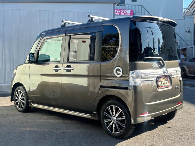 タント カスタムＲＳ　ユーザー買取／ターボ／規格外純正アルミホイール／パワスラ／社外ナビ／フルセグ／バックカメラ／ＥＴＣ／ルーフキャリア／ＨＩＤ／イエローフォグ／スマートキー×２／スモークフィルム／車検整備付／１年保証付（31枚目）