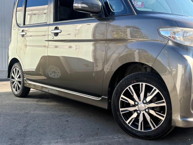 タント カスタムＲＳ　ユーザー買取／ターボ／規格外純正アルミホイール／パワスラ／社外ナビ／フルセグ／バックカメラ／ＥＴＣ／ルーフキャリア／ＨＩＤ／イエローフォグ／スマートキー×２／スモークフィルム／車検整備付／１年保証付（36枚目）