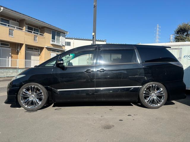 エスティマ アエラス ユーザー買取車/タナベ車高調/RAYS VERSUS 20インチAW/モデリスタフロントスポイラー/両側パワスラ/メーカーHDDナビ/フルセグ/CD・DVD再生/BT接続/ETC/Bカメラ/車検整備付(10枚目)
