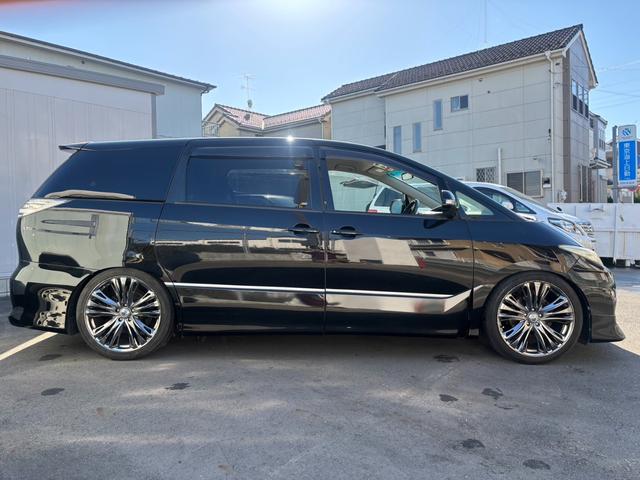 エスティマ アエラス ユーザー買取車/タナベ車高調/RAYS VERSUS 20インチAW/モデリスタフロントスポイラー/両側パワスラ/メーカーHDDナビ/フルセグ/CD・DVD再生/BT接続/ETC/Bカメラ/車検整備付(12枚目)