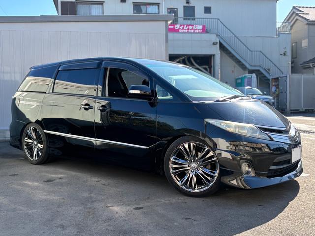 エスティマ アエラス ユーザー買取車/タナベ車高調/RAYS VERSUS 20インチAW/モデリスタフロントスポイラー/両側パワスラ/メーカーHDDナビ/フルセグ/CD・DVD再生/BT接続/ETC/Bカメラ/車検整備付(33枚目)