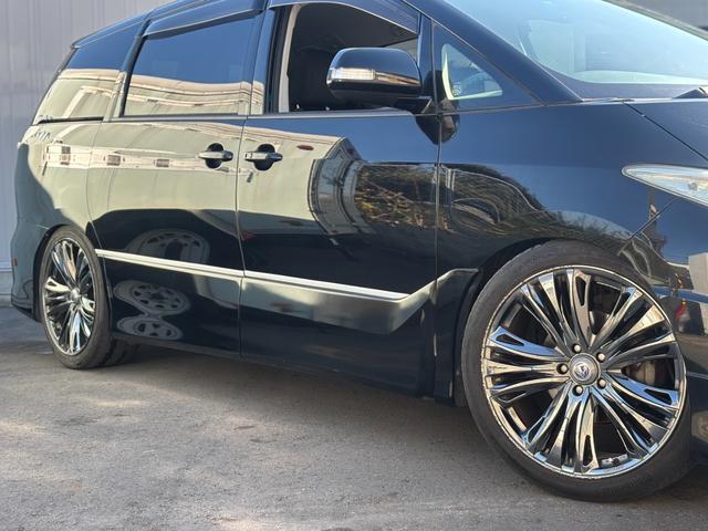 エスティマ アエラス ユーザー買取車/タナベ車高調/RAYS VERSUS 20インチAW/モデリスタフロントスポイラー/両側パワスラ/メーカーHDDナビ/フルセグ/CD・DVD再生/BT接続/ETC/Bカメラ/車検整備付(41枚目)