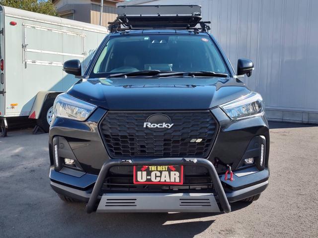 ロッキー プレミアムG HEV Fバンパーガード/ルーフキャリア・ラック/レーダークルコン/純正9型ナビ/Bカメラ/フルセグ/ETC/S-PDL/スマアシ/シートヒーター/電動パーキングブレーキ/オートブレーキホールド/車検整備付(7枚目)