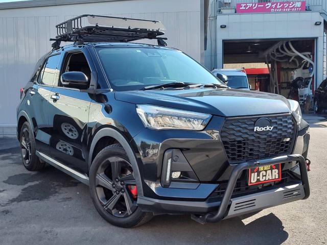 ロッキー プレミアムG HEV Fバンパーガード/ルーフキャリア・ラック/レーダークルコン/純正9型ナビ/Bカメラ/フルセグ/ETC/S-PDL/スマアシ/シートヒーター/電動パーキングブレーキ/オートブレーキホールド/車検整備付(8枚目)