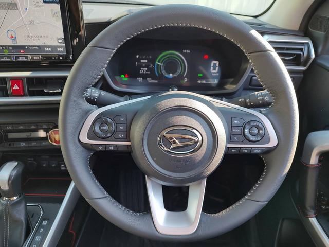 ロッキー プレミアムG HEV Fバンパーガード/ルーフキャリア・ラック/レーダークルコン/純正9型ナビ/Bカメラ/フルセグ/ETC/S-PDL/スマアシ/シートヒーター/電動パーキングブレーキ/オートブレーキホールド/車検整備付(56枚目)