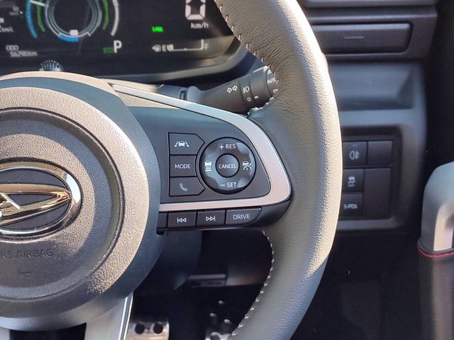 ロッキー プレミアムG HEV Fバンパーガード/ルーフキャリア・ラック/レーダークルコン/純正9型ナビ/Bカメラ/フルセグ/ETC/S-PDL/スマアシ/シートヒーター/電動パーキングブレーキ/オートブレーキホールド/車検整備付(58枚目)