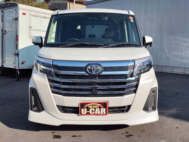 ルーミー カスタムG-T ユーザー買取車/ワンオーナー/純正9型SDナビ/パノラミックビューモニター/フルセグ/CD・DVD再生/BT接続/ETC2.0/両側パワスラ/セーフティセンス/衝突軽減ブレーキ/LED ヘッドライト(5枚目)