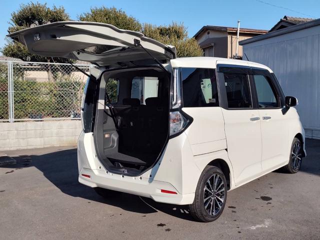 ルーミー カスタムG-T ユーザー買取車/ワンオーナー/純正9型SDナビ/パノラミックビューモニター/フルセグ/CD・DVD再生/BT接続/ETC2.0/両側パワスラ/セーフティセンス/衝突軽減ブレーキ/LED ヘッドライト(14枚目)