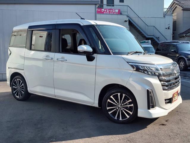 ルーミー カスタムG-T ユーザー買取車/ワンオーナー/純正9型SDナビ/パノラミックビューモニター/フルセグ/CD・DVD再生/BT接続/ETC2.0/両側パワスラ/セーフティセンス/衝突軽減ブレーキ/LED ヘッドライト(29枚目)