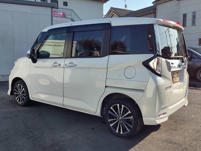 ルーミー カスタムG-T ユーザー買取車/ワンオーナー/純正9型SDナビ/パノラミックビューモニター/フルセグ/CD・DVD再生/BT接続/ETC2.0/両側パワスラ/セーフティセンス/衝突軽減ブレーキ/LED ヘッドライト(31枚目)