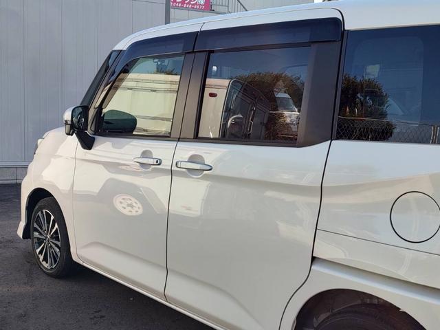 ルーミー カスタムG-T ユーザー買取車/ワンオーナー/純正9型SDナビ/パノラミックビューモニター/フルセグ/CD・DVD再生/BT接続/ETC2.0/両側パワスラ/セーフティセンス/衝突軽減ブレーキ/LED ヘッドライト(39枚目)