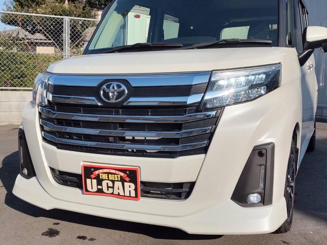 ルーミー カスタムG-T ユーザー買取車/ワンオーナー/純正9型SDナビ/パノラミックビューモニター/フルセグ/CD・DVD再生/BT接続/ETC2.0/両側パワスラ/セーフティセンス/衝突軽減ブレーキ/LED ヘッドライト(41枚目)