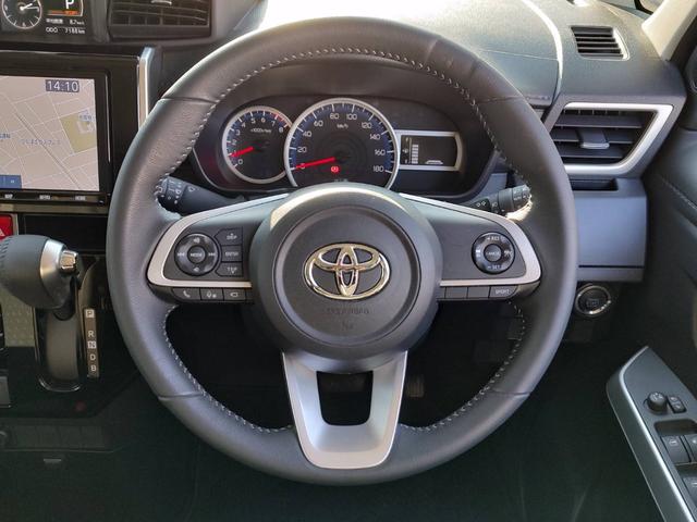 ルーミー カスタムG-T ユーザー買取車/ワンオーナー/純正9型SDナビ/パノラミックビューモニター/フルセグ/CD・DVD再生/BT接続/ETC2.0/両側パワスラ/セーフティセンス/衝突軽減ブレーキ/LED ヘッドライト(56枚目)