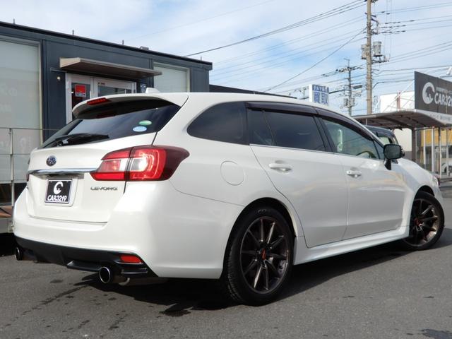 レヴォーグ ２．０ＧＴ－Ｓアイサイト　アドセーフＰＫＧ／ＨＫＳマフラー／外１８ＡＷ／純正ナビＴＶ／横後カメラ／ＳＴＩ　Ｆスポイラー／ハーフレザー／Ｐシート／ＥＴＣ（4枚目）