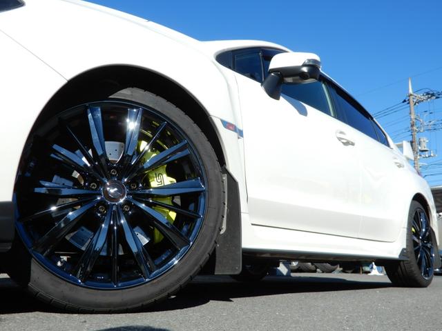 ＷＲＸ ＳＴＩ ＳＴＩ　ＡＤセーフＰ／ＳＴＩエアロ／外Ｒスポイラー／車高調／外マフラー／８型ナビ／前横後カメラ／外１９ＡＷ／席ヒーター／半革／ＥＴＣ（15枚目）