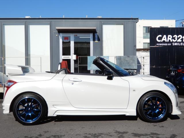 コペン ローブ　Ｓ　ビルシュタイン足回り　柿本マフラー　アドバンＲ１６ＡＷ　ＪＭＯＤＥエアロ　テイクオフＲウィング　レカロ　ＨＫＳブローオフブリッツタワーバー　ｍｏｍｏステア　Ｄｅｆｉブースト計　ナビ　Ｂカメラ　ＥＴＣ（7枚目）