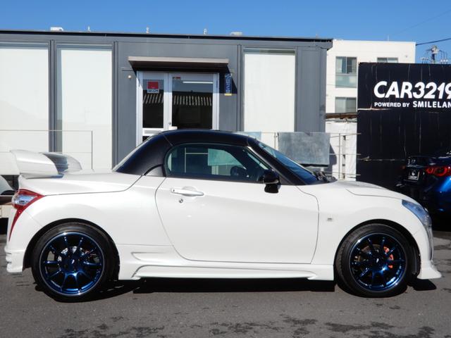 コペン ローブ　Ｓ　ビルシュタイン足回り　柿本マフラー　アドバンＲ１６ＡＷ　ＪＭＯＤＥエアロ　テイクオフＲウィング　レカロ　ＨＫＳブローオフブリッツタワーバー　ｍｏｍｏステア　Ｄｅｆｉブースト計　ナビ　Ｂカメラ　ＥＴＣ（8枚目）