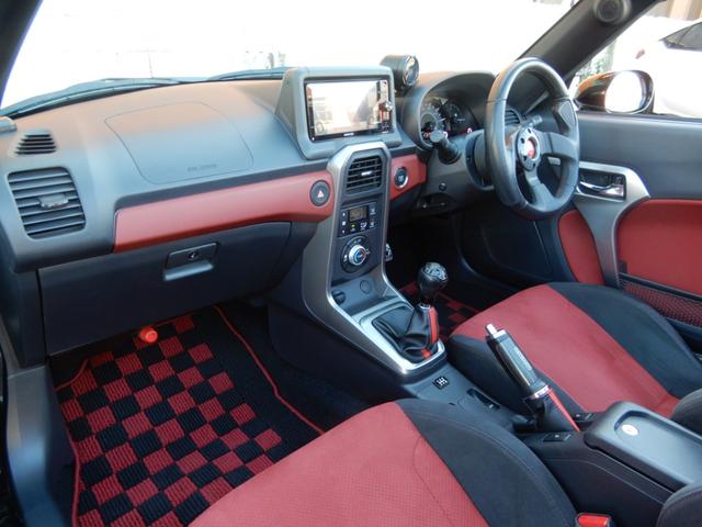 コペン ローブ　Ｓ　ビルシュタイン足回り　柿本マフラー　アドバンＲ１６ＡＷ　ＪＭＯＤＥエアロ　テイクオフＲウィング　レカロ　ＨＫＳブローオフブリッツタワーバー　ｍｏｍｏステア　Ｄｅｆｉブースト計　ナビ　Ｂカメラ　ＥＴＣ（11枚目）