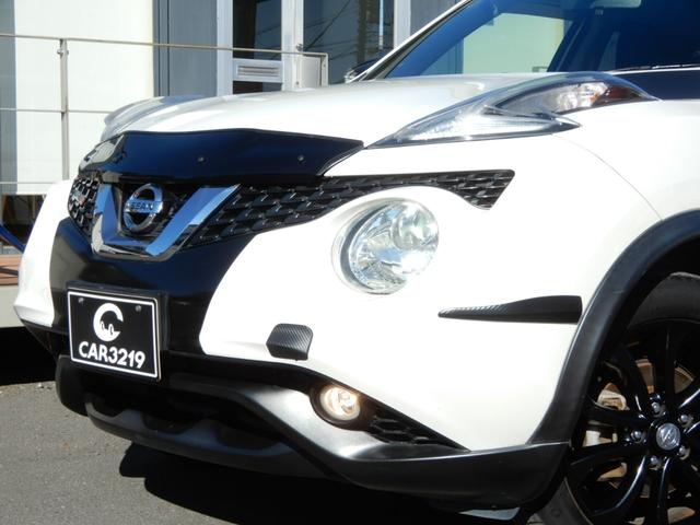 ジューク １５ＲＸ　パーソナライゼーション　バグガード　外トランクスポイラー　ルーフラッピング　フルセグナビ　Ｂカメラ　マフラーカッター　　ＥＴＣ（15枚目）