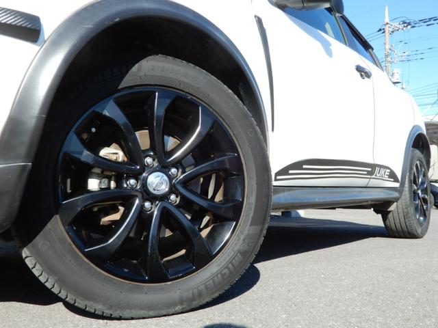 ジューク １５ＲＸ　パーソナライゼーション　バグガード　外トランクスポイラー　ルーフラッピング　フルセグナビ　Ｂカメラ　マフラーカッター　　ＥＴＣ（40枚目）