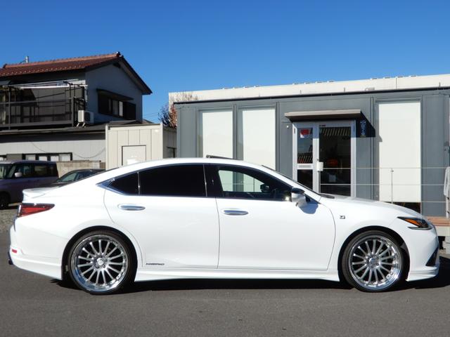 ES ES300h Fスポーツ TRDエアロ&マフラー サンルーフ 赤革 外21AW Dインナーミラー ナビTV Bカメラ Dレコ シートAC ETC2.0(7枚目)