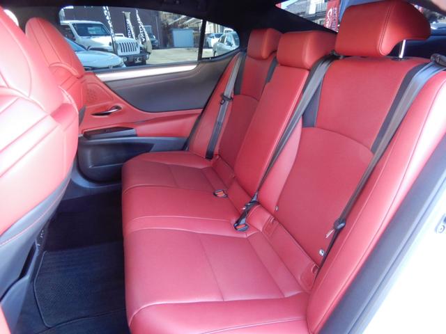 ES ES300h Fスポーツ TRDエアロ&マフラー サンルーフ 赤革 外21AW Dインナーミラー ナビTV Bカメラ Dレコ シートAC ETC2.0(13枚目)