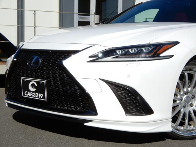 ES ES300h Fスポーツ TRDエアロ&マフラー サンルーフ 赤革 外21AW Dインナーミラー ナビTV Bカメラ Dレコ シートAC ETC2.0(16枚目)