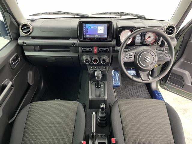 ジムニー XC パイオニア8型ナビ スズキセーフティサポート バックモニター フルセグTV レーダークルーズコントロール LEDヘッドライト フォグランプ 純正16インチAW シートヒーター スマートキー 禁煙車(2枚目)
