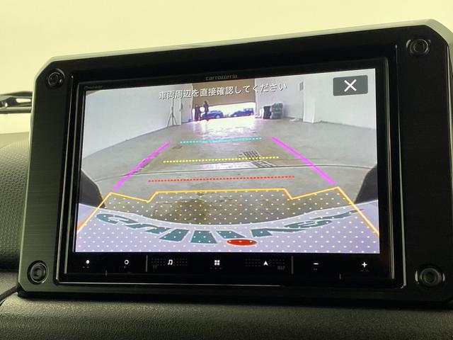 ジムニー XC パイオニア8型ナビ スズキセーフティサポート バックモニター フルセグTV レーダークルーズコントロール LEDヘッドライト フォグランプ 純正16インチAW シートヒーター スマートキー 禁煙車(3枚目)