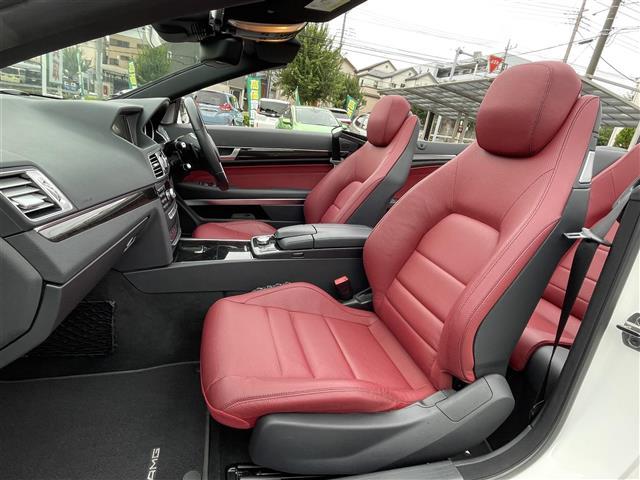 Ｅクラス Ｅ２５０カブリオレ　赤革シート　シートヒーター　ハーマンカードン　純正ナビＴＶ　バックカメラ　アクティブクルーズコントロール　衝突軽減ブレーキ　ＬＥＤヘッドライト　プッシュスタート　スマートキー（29枚目）