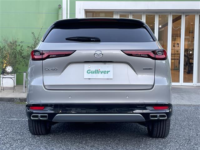 CX-60 25S エクスクルーシブモード 白革シート エアシート&シートヒーター 純正ナビTV 360度カメラ BOSEサウンド パワーバックドア クリアランスソナー 純正20インチアルミ プッシュスタート(3枚目)