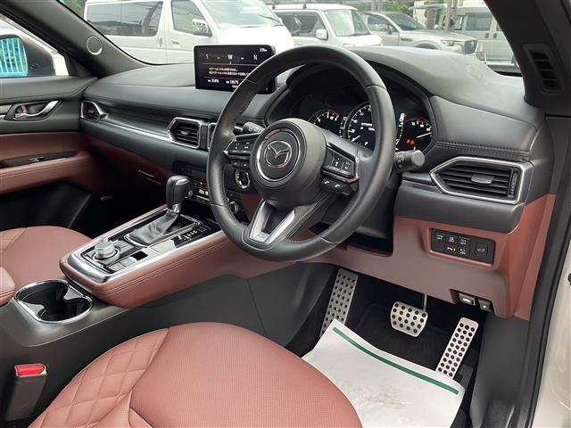 CX-8 XD エクスクルーシブモード サンルーフ 茶革シート BOSEサウンド 純正ナビTV 360度カメラ パワーバックドア LEDヘッドライト 前席&2列目パワーシート、シートヒーター&エアシート HUD BSM プッシュスタート(5枚目)