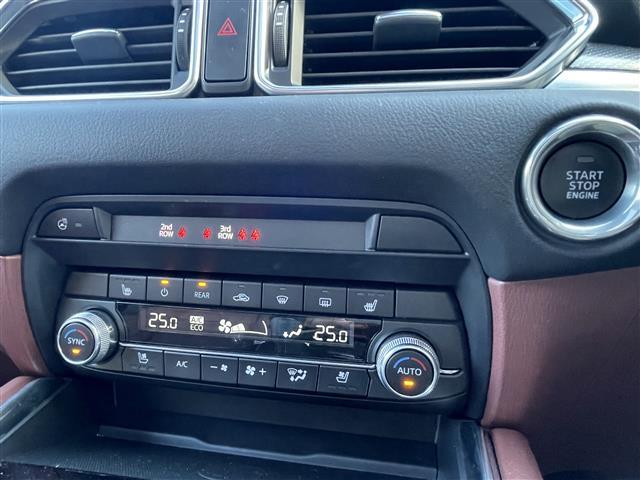 ＣＸ－８ ２５Ｔ　エクスクルーシブモード　１オーナー禁煙車　茶革シート　エアシート＆シートヒーター　ＢＯＳＥサウンド　純正ナビＴＶ　３６０度カメラ　前後ドラレコ　パワーバックドア　クリアランスソナー　純正１９インチＡＷ　ＬＥＤヘッドライト（15枚目）