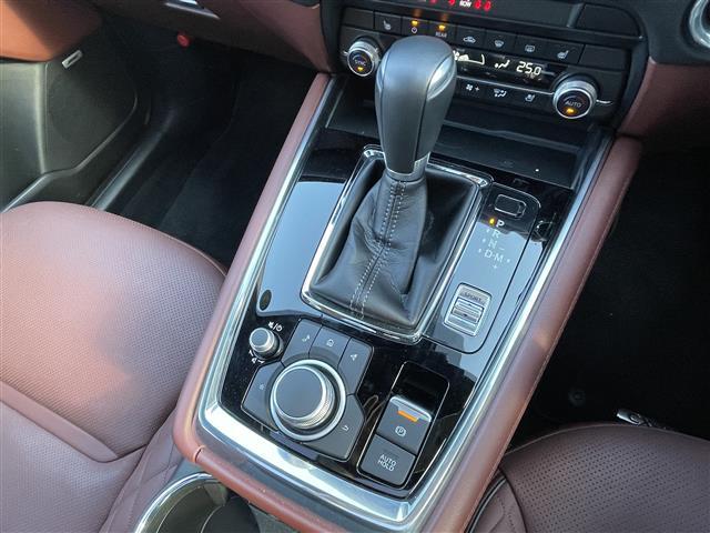 ＣＸ－８ ２５Ｔ　エクスクルーシブモード　１オーナー禁煙車　茶革シート　エアシート＆シートヒーター　ＢＯＳＥサウンド　純正ナビＴＶ　３６０度カメラ　前後ドラレコ　パワーバックドア　クリアランスソナー　純正１９インチＡＷ　ＬＥＤヘッドライト（16枚目）